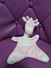 Doudou Girafe Dmc Rose A Broder