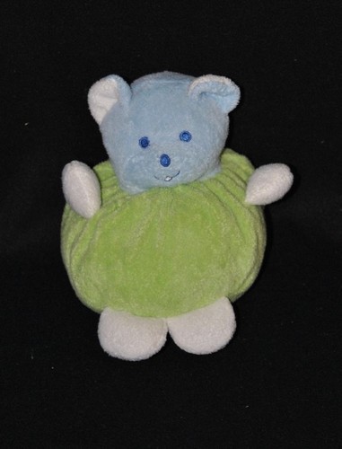 Peluche doudou ours - , bleu