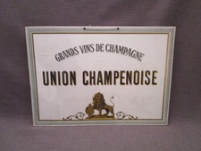 Plaque publicitaire carton