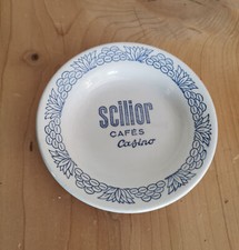 Assiette publicitaire ou cendrier publicitaire scilior cafés casino