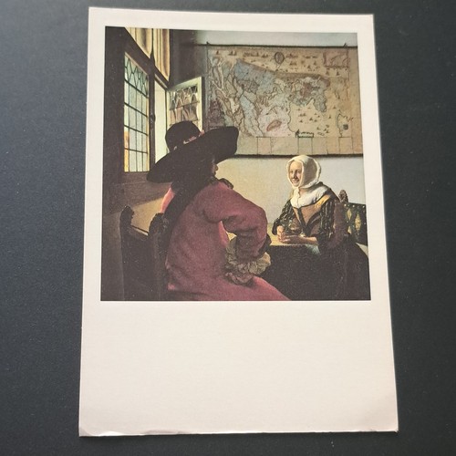 Carte postale art vermeer - postale,