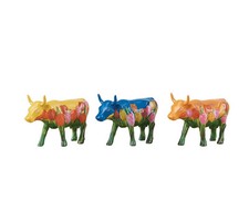 COW PARADE M ART PACK TULIPES RÉSINE ART. 46606 MULTICOULEUR