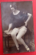 CPA érotique nue , Femme