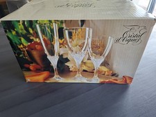 18 Verres vin rouge Eau Champagne en cristal d'arques modèle Granville 