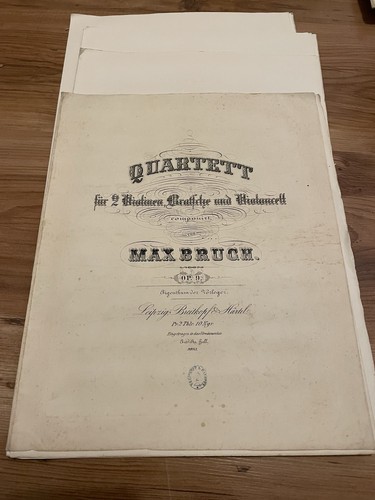 Max bruch quatuor quartet - bruch,,