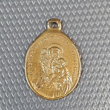 Rare ancienne médaille religieuse pendentif en cuivre St Joseph ref #65