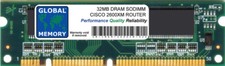 32MB Dram Sodimm Mémoire RAM Pour Cisco 2600XM Séries Routeurs (MEM2600XM-32D)
