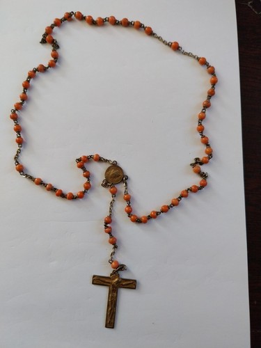 Chapelet ancien xixes corail - ancien,