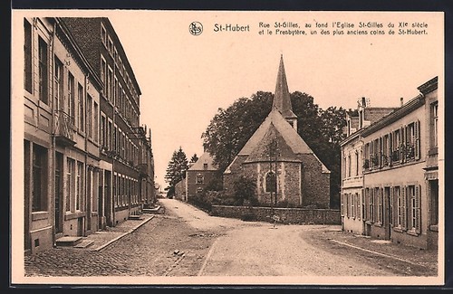 Cpa hubert rue - cpa, st-hubert,