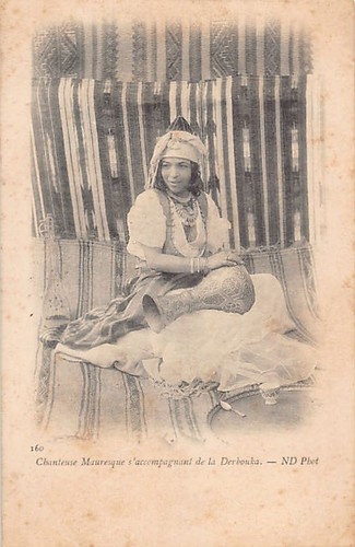 Algérie chanteuse mauresque - algérie,