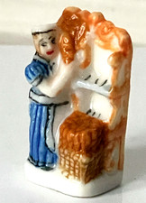 Fève Le Boulanger ancien Panier Baguette Pain ? Galette des Rois French charm
