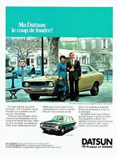 PUBLICITE ADVERTISING  0217  1978  Datsun 120Y Mr Mme Maupetit en Arles