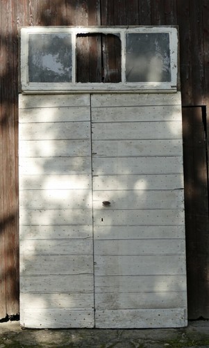 Double porte entrée bois - en,