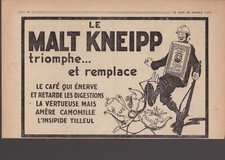 1 publicité  papier café