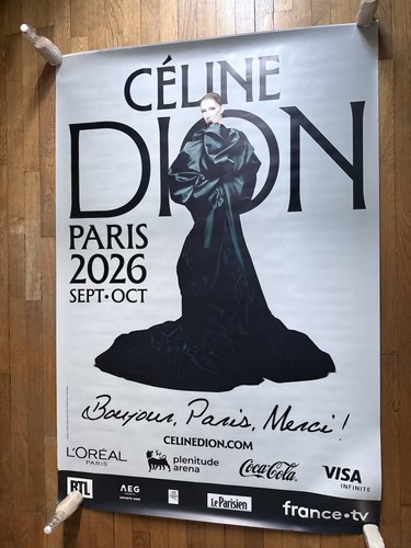 Céline dion affiche concert - dion,