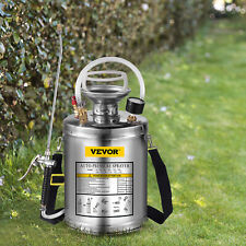 VEVOR 4L Pulvérisateur à Dos Pression Pompe Inox Brumisateur Plante Jardinage