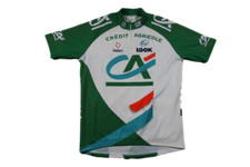 Maillot vélo rétro Crédit Agricole Nalini Look UCI