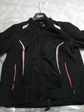Blouson moto Ixon noir et rose king size