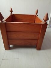 bac a plantes en bois vernis  pour l  interieur