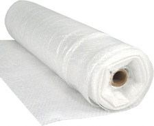 - Dura Skrim String Reinforced White Plastic Sheeting - 6 Mil - (20' X 10') - Re
