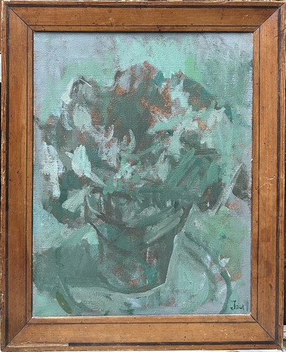 Antique oil canvas - oil,