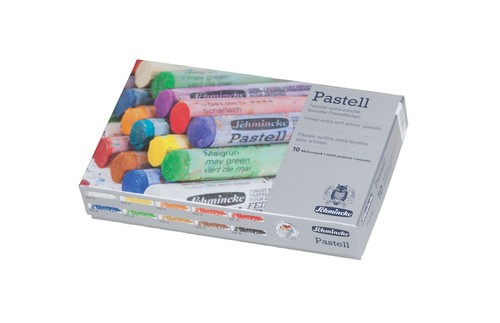 Schmincke pastels 10 colors - -,