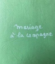 Mariage à la Campagne - livre objet