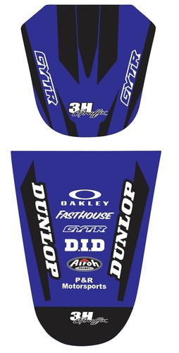 Front and rear fender - rear, graphics