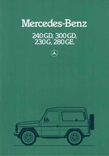 Catalogue Brochure Mercedes G