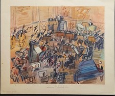 Orchestre 1942 par Raoul Dufy Lithographie couleurs Edition Braun & Cie