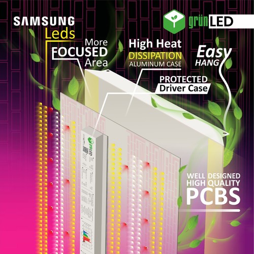 Grünled gr1100 led grow - led,