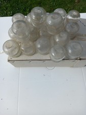 lot de 19 ventouses medicales en verre. pharmacie