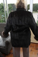 veste en vison fourrure naturelle