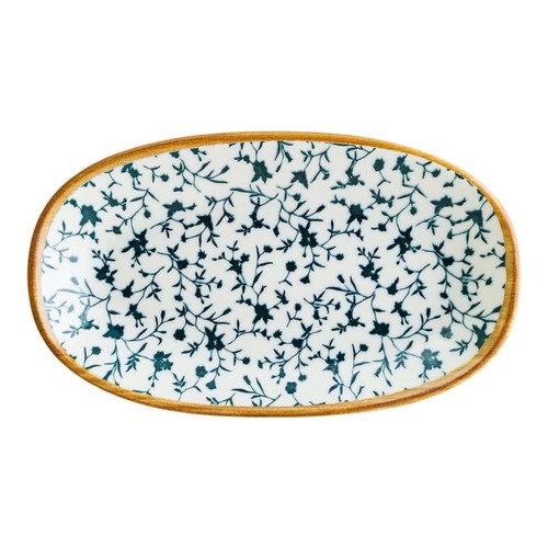 Plat ovale calif bleu - ovale, en