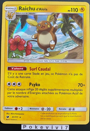 Carte pokemon raichu 111 - pokemon,