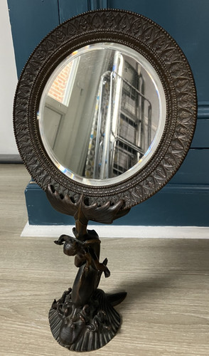 Superbe miroir table - de,
