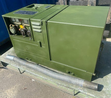 Bundeswehr Groupe Électrogène 2,2 Kw 230 220 Volts Hatz Diesel Cerise Générateur