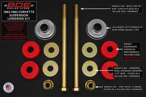 Corvette lowering kit - &,