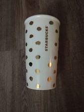 Starbucks 2014 Gold Polka Dot