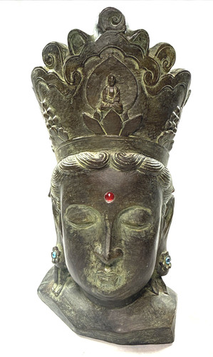 Buddha goddess bust - buddha,