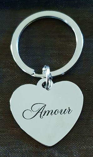 Porte clef coeur amour - clef,