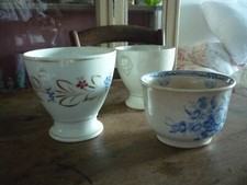 2 POTS (1) PORCELAINE VIEUX