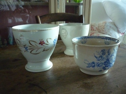Pots porcelaine vieux - pots,