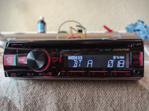 Alpine cde 183bt - alpine, car