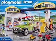 Playmobil 70201 City Life Grand Station D'Essence Jeu de Construction Neuf / Ovp