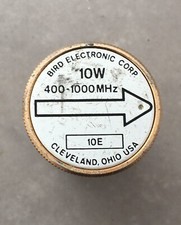  Radio TSF bouchon de wattmètre BIRD 43 400-1000 MHz 10 watts 