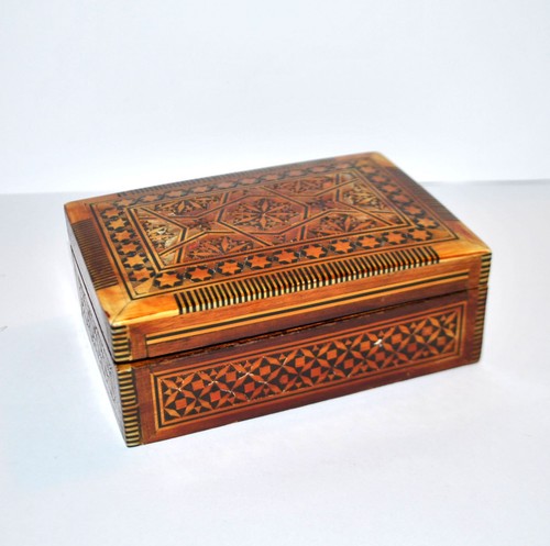 Boite coffret vintage bois - coffret, en