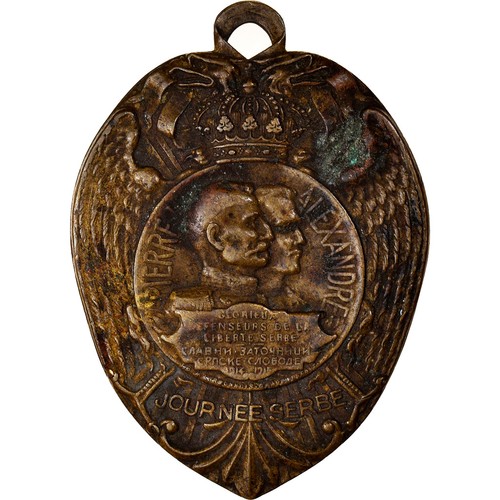 Serbie médaille journée - serbie,, médaille,