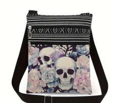 Sacoche en toile, 2 têtes de