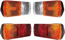 Jeu de feux clignotants avant et arrière Massey Ferguson MF200 300 374 375E Trac